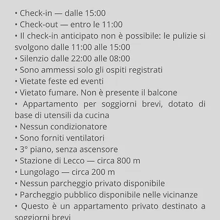 Il Minimalismo Apartment Lecco